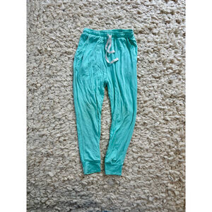 Kids Little Geeks Aqua Drawstring Joggers Size 5/6